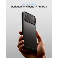   Spigen Thin fit Magfit Apple iPhone 17 Pro Max tok, MagSafe, Gunmetal, szürke