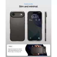   Spigen Thin fit Magfit Apple iPhone Air (2025) tok, MagSafe, Gunmetal, szürke