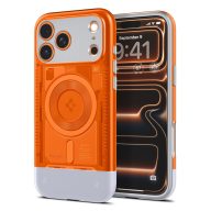   Spigen Classic C1 MagFit Apple iPhone 17 Pro tok, MagSafe, Tangerine, narancs