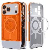   Spigen Classic C1 MagFit Apple iPhone 17 Pro tok, MagSafe, Tangerine, narancs