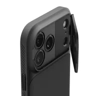   Spigen Optik Armor MagFit Apple iPhone 17 Pro tok, MagSafe, Black, fekete