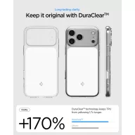   Spigen Ultra Hybrid T MagFit Apple iPhone 17 Pro tok, MagSafe, Glossy White, fehér