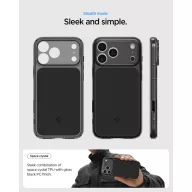   Spigen Ultra Hybrid T MagFit Apple iPhone 17 Pro tok, MagSafe, Matte Black, fekete