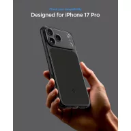   Spigen Ultra Hybrid T MagFit Apple iPhone 17 Pro tok, MagSafe, Matte Black, fekete