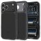 Spigen Ultra Hybrid T MagFit Apple iPhone 17 Pro Max tok, MagSafe, Matte Black, fekete