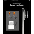 Spigen Glas.tR EZ Fit Optik Pro Apple iPhone Air (2025) Tempered kameralencse-védő fólia felhelyező kerettel, ezüst (2db)