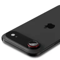   Spigen Glas.tR EZ Fit Optik Pro L-Series Apple iPhone Air (2025) Tempered kameralencse-védő fólia felhelyező kerettel, fekete-piros (2db)