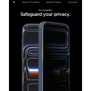 Spigen Glas.tR EZ Fit Privacy Apple iPhone Air (2025) tempered kijelzővédő fólia felhelyező kerettel (2db)