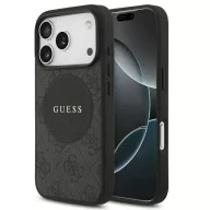   Guess 4G Circle Classic Logo Apple iPhone 17 Pro MagSafe tok, fekete