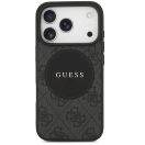 Guess 4G Circle Classic Logo Apple iPhone 17 Pro Max MagSafe tok, fekete