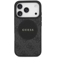   Guess 4G Circle Classic Logo Apple iPhone 17 Pro Max MagSafe tok, fekete