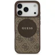   Guess 4G Circle Classic Logo Apple iPhone 17 Pro MagSafe tok, barna