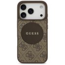 Guess 4G Circle Classic Logo Apple iPhone 17 Pro Max MagSafe tok, barna