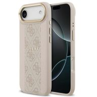   Guess 4G Stripe Apple iPhone Air (2025) MagSafe tok kameravédő kerettel, rózsaszín-arany