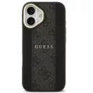 Guess 4G Stripe Apple iPhone 17 MagSafe tok kameravédő kerettel, fekete-arany