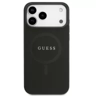   Guess Saffiano Classic Logo Apple iPhone 17 Pro Max MagSafe tok, fekete
