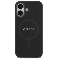   Guess Saffiano Classic Logo Apple iPhone 17 MagSafe tok, fekete