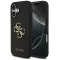 Guess Grained Big 4G & Classic Logo Apple iPhone 17 hátlap tok, fekete