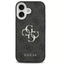 Guess 4G Big 4G Classic Logo Apple iPhone 17 hátlap tok, fekete-ezüst