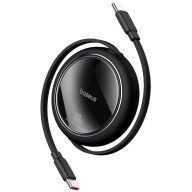  Baseus Free2Draw Mini USB-C töltő-és adatkábel, kihúzható, automata behúzó funkcióval, 100W, 1m, fekete