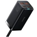 Baseus GaN3 Pro 2xUSB-C-2xUSB-A töltőállomás, 100W, fekete
