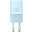 Baseus GaN5 Mini USB-C hálózati gyorstöltő adapter, 20W, kék