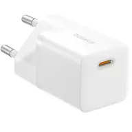   Baseus GaN5 Mini USB-C hálózati gyorstöltő adapter, 25W, fehér