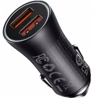   Baseus Golden Contactor Max 2xUSB-A autós töltő, 60W, szürke