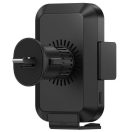 Baseus Halo autós tartó / vezeték nélküli autós töltő, szellőzőrácsra rögzíthető, 15W, fekete