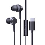  Baseus Encok CZ11 USB-C vezetékes mikrofonos fülhallgató, fekete