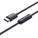 Baseus Encok CZ11 USB-C vezetékes mikrofonos fülhallgató, fekete