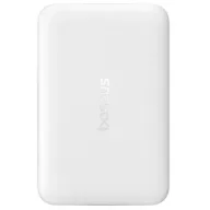   Baseus EnerFill FM11 vezeték nélküli Powerbank / külső akkumulátor + USB-C 30cm kábel, 10000mAh, 22,5W, fehér