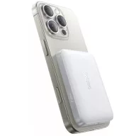   Baseus EnerFill FM11 vezeték nélküli Powerbank / külső akkumulátor + USB-C 30cm kábel, 10000mAh, 22,5W, fehér