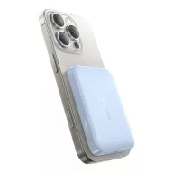   Baseus EnerFill FM11 vezeték nélküli Powerbank / külső akkumulátor + USB-C 30cm kábel, 10000mAh, 22,5W, kék