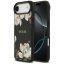 Guess Grained Flowers Classic Logo Apple iPhone Air (2025) MagSafe tok, virág minta, fekete