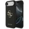 Guess Grained Big 4G & Classic Logo Apple iPhone Air (2025) hátlap tok, fekete