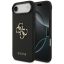Guess Grained Big 4G & Classic Logo Apple iPhone Air (2025) hátlap tok, fekete