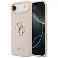   Guess Grained Big 4G & Classic Logo Apple iPhone Air (2025) hátlap tok, rózsaszín