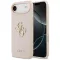 Guess Grained Big 4G & Classic Logo Apple iPhone Air (2025) hátlap tok, rózsaszín