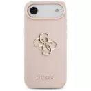 Guess Grained Big 4G & Classic Logo Apple iPhone Air (2025) hátlap tok, rózsaszín