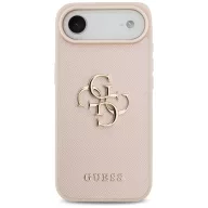   Guess Grained Big 4G & Classic Logo Apple iPhone Air (2025) hátlap tok, rózsaszín