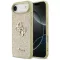 Guess Fixed Glitter Big 4G Apple iPhone Air (2025) hátlap tok, csillámos, arany