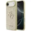 Guess Fixed Glitter Big 4G Apple iPhone Air (2025) hátlap tok, csillámos, arany