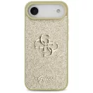 Guess Fixed Glitter Big 4G Apple iPhone Air (2025) hátlap tok, csillámos, arany