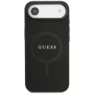 Guess Saffiano Classic Logo Apple iPhone Air (2025) MagSafe tok, fekete