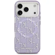   Karl Lagerfeld IML KL Monogram Apple iPhone 17 Pro MagSafe kompatibilis hátlap tok, lila