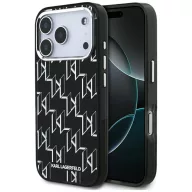   Karl Lagerfeld IML KL Monogram Apple iPhone 17 Pro Max MagSafe kompatibilis hátlap tok, fekete