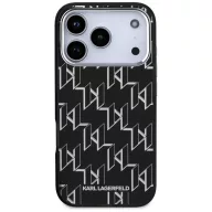   Karl Lagerfeld IML KL Monogram Apple iPhone 17 Pro Max MagSafe kompatibilis hátlap tok, fekete