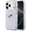 Karl Lagerfeld IML Glitter Karl & Choupette Heads Logo Apple iPhone 17 Pro Max MagSafe kompatibilis hátlap tok, csillámos, lila