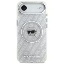 Karl Lagerfeld IML Karl Head Logo Apple iPhone Air (2025) MagSafe kompatibilis hátlap tok, szürke